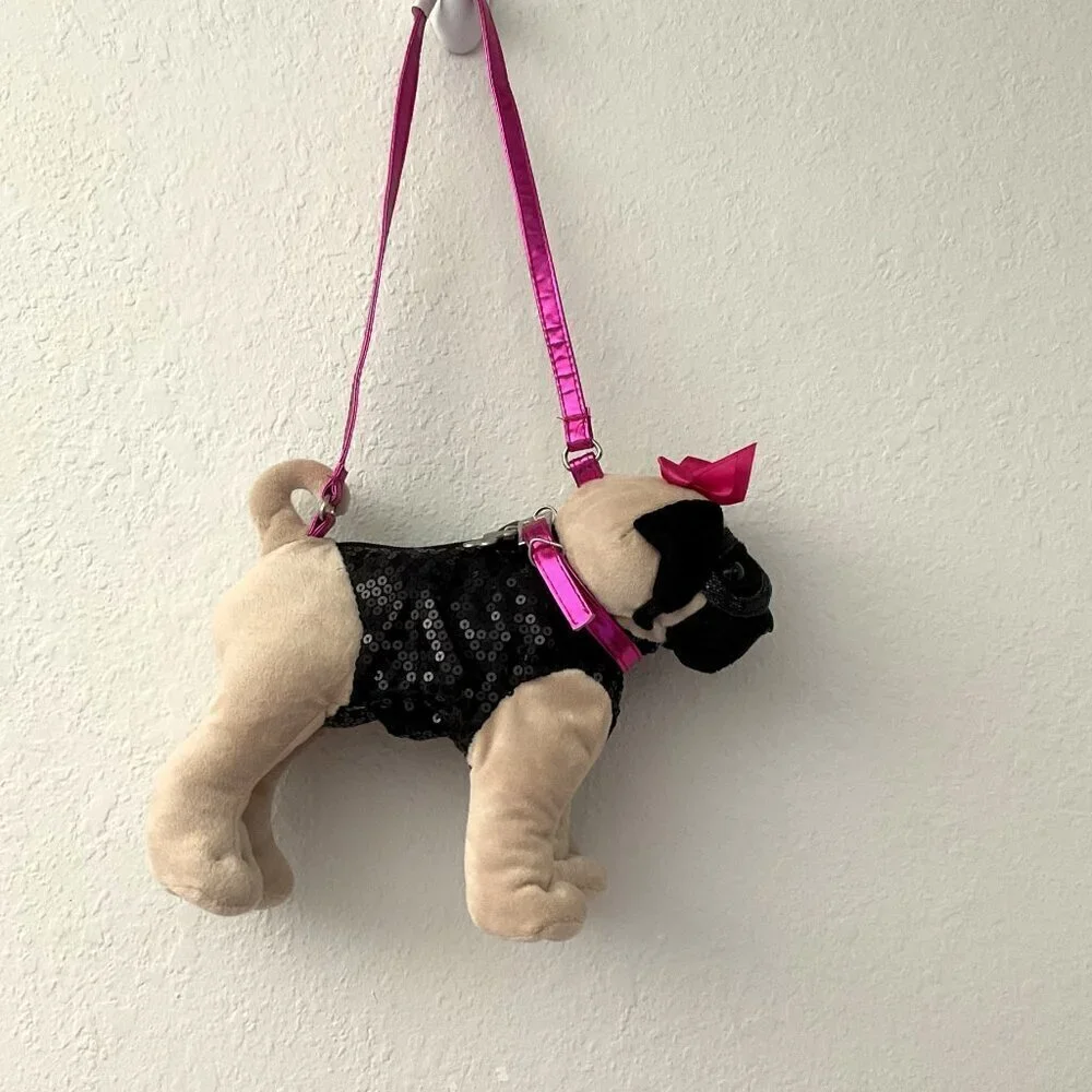 POOCHIE & CO PUG POOCH BLING PURSE